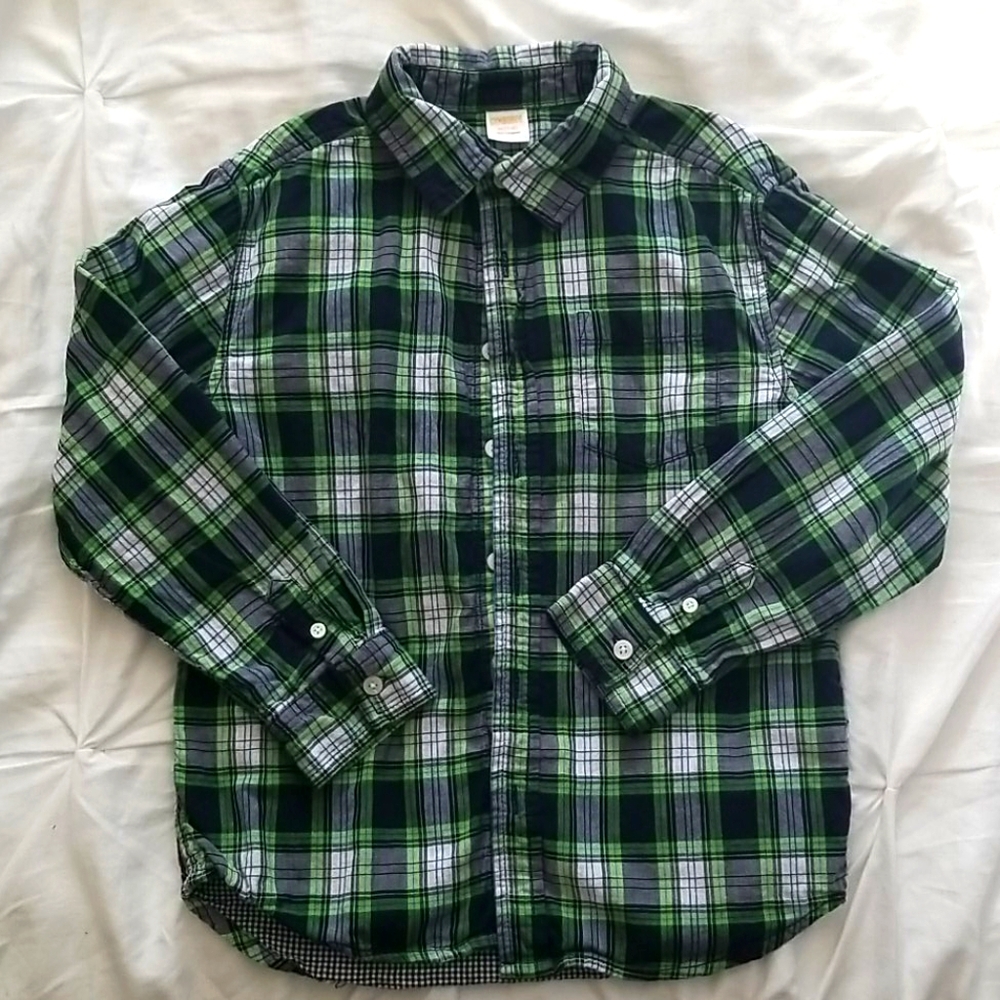 Gymboree Plaid Button Down